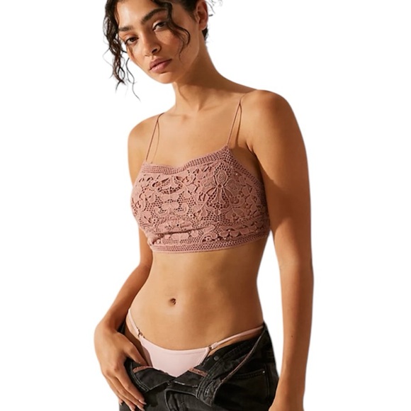 Free People Other - Intimately Free People FP One Lyra Rose Crochet Bralette‎ Size Small NEW